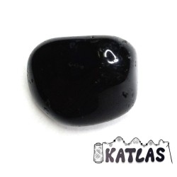 Přírodní obsidián - nevrtaný kámen - 22 - 32 x 17 - 24 mm