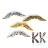 Korálek ze zinkové slitiny - andělská křídla - 32 x 6 x 2,5 mm