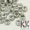 Beads with letters made of acrylic material with a diameter of 7 mm, a height of 4 mm and a hole for a thread with a diameter of 1 mm.
THE PRICE IS FOR 1 PCS.