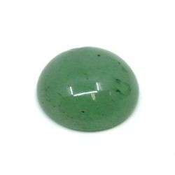 Minerální kabošon - zelený aventurín - 14 x 5-6 mm - polokoule