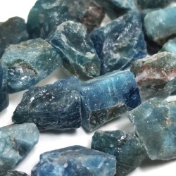 Natural Apatite Beads - Raw Nugget - 6-12 x 6-10 x 5-8 mm, Hole: 0.7 mm