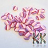 Resin seed - opaque striped - ∅ 8 x 3.5 mm