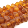 Nuggets made of natural frosted Baltic amber with dimensions 4-10 x 5-12 x 2-7 mm and with a hole for a thread with a diameter of 1 mm. The beads were tested by the Lithuanian Gemological Institute (a laboratory for testing precious stones) and obtained a certificate of authenticity. The beads are absolutely natural without any coloring.
COUNTRY OF ORIGIN: LITHUANIA
THE PRICE IS FOR 1 pc.