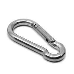304 Stainless Steel Key Clasp - 40.3 x 20 x 4 mm