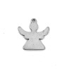 Pendant made of stainless (or surgical) steel type 201 in the shape of an angel with dimensions of 13.5 x 13 x 1 mm and an eyelet for a thread with a diameter of 1.2 mm.
THE PRICE IS FOR 1 PCS.