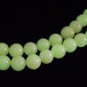 Imitation Jade - Glow in Dark Fluorescent Round Beads - Ø 8 mm, Hole: 1 mm