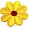 Iron On Embroided Patches - Daisy - 40 x 1.5 mm