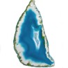 Natural Agate Stone - Dyed and Heated Geode/Druzy - 48-105 x 39-68 x 4-7 mm