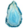 Natural Agate Stone - Dyed and Heated Geode/Druzy - 48-105 x 39-68 x 4-7 mm