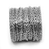 Iron Chain - Eye: 3 x 2 x 0.5 mm - Coil 10 Meters