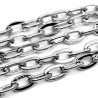 Iron Chain - Eye: 7 x 5.1 x 1.2 mm  - Coil 2 Meters