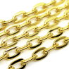 Iron Chain - Eye: 7 x 5.1 x 1.2 mm  - Coil 2 Meters