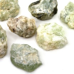 Natural Green Aventurine - Undrilled Rough Raw Stone - 10-41 x 15-30 x 12-22 mm