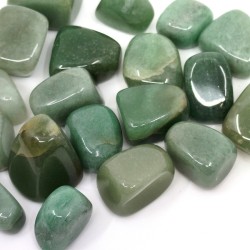 Natural Green Aventurine - Tumbled Stone - 20-35 x 13-23 x 8-22 mm