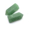 Natural Green Aventurine Stone - UNDRILLED Tumbled Pointed Prism - 33-35 x 16-17 x 14.5-15 mm