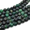 Tumbled round beads made of natural mineral Green Mica / Fuchsite with a diameter of 6 mm with a hole for a thread with a diameter of 0.8 mm. The beads are completely natural without any dye.
Country of origin: Brazil
THE PRICE IS FOR 1 PCS.