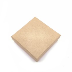 Čtvercová papírová dárková krabička - 90 x 90 x 30 mm
