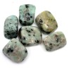 Přírodní sezamový jaspis - tromlovaný nevrtaný kámen - 20-35 x 13-23 x 8-22 mm