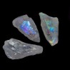 Natural Aura Crystal Stone - Raw Pendant - 41-48 x 22-25.5 x 15.5-20 mm, Hole: 1.8 mm