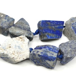 Přírodní lapis lazuli - 15-20 x 14-18 x 10-14 mm - nepravidelný surový kámen