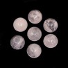 Mineral Cabochon - Rose Quartz - Ø 6 x 3-4 mm - Hemisphere