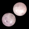 Mineral Cabochon - Rose Quartz - Ø 20 x 16 mm - Hemisphere