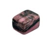 Natural Rhodonite - Tumbled Stone Cube - 13-27 x 13-27 x 13-27 mm