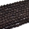 Beads made of rudraksha tree nuts with a diameter of 8 mm and a hole for a thread with a diameter of 1 mm. These are called 5 mukhi rudraksha beads. The beads come from India and may differ by up to 0.8 mm from the stated size due to manual sorting. The rudraksha beads are heated to reach a dark brown to black color. The surface of beads oxidizes and strengthens thanks to this process, which is simmilar to the staining of beads, and beads could better withstand changes of humidity and temperature.
THE PRICE IS FOR 1 PCS.