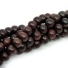 Natural Rosewood - Round Beads - Ø 10 mm, Hole: 1-2 mm