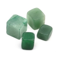 Natural Aventurine - Tumbled Stone Cube - 13-27 x 13-27 x 13-27 mm