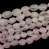 Natural Madagascar Rose Quartz Beads - Nuggets - 8-19 x 8-12 x 4-8 mm, Hole: 1 mm