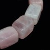 Natural Rose Quartz - Block Beads - 13-18 x 10-12 x 10-12 mm, Hole: 1 mm