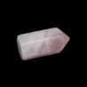 Natural Rose Quartz - UNDRILLED Tumbled Pointed Prism - 33-35 x 16-17 x 14.5-15 mm