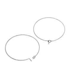 316 nerezová kreole - 38 x 34,5 x 0,8 mm - cena za 1 pár