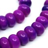 Natural Sugilite - Dyed Rondelle Beads - Ø 8 x 5-6 mm, Hole: 1 mm