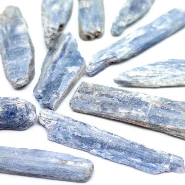 Natural Kyanite - Undrilled Rough Raw Stone - 25-40 x 6-10 x 2-3 mm