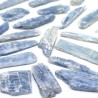 A natural rough raw stone made of kyanite mineral with a size of 15-25 x 3-5 x 1-2,5 mm, which can be further modified or incorporated into jewellery or given as a lucky stone.
WARNING: The stones are irregular in shape and may contain scratches, grooves, and small chips, which underline the absolutely natural origin of the mineral.
Country of origin: Brazil
THE PRICE IS FOR 1 PCS.
