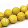 Natural Howlite - Dyed Round Beads - Ø 8 mm, Hole: 1 mm