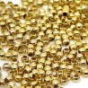 Brass round beads with genuine precious metal plating, used as separators for other beads with a diameter of 2 mm and with a hole for a hole with a diameter of 0.8 mm. Gold beads are plated with real 18K gold.
THE PRICE IS FOR 1 PIECE.