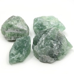 Natural Fluorite - Undrilled Rough Raw Stone - 20-50 x 15-37 x 15-25 mm
