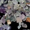 Natural Fluorite - Chips - UNDRILLED (decorative) - 5-10.5 x 5-7 x 2-4 mm - weight 1 g (approx. 4-22 pcs)