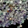 Natural Fluorite - Chips - UNDRILLED (decorative) - 5-10.5 x 5-7 x 2-4 mm - weight 1 g (approx. 4-22 pcs)