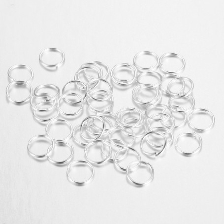 Železné spojovací kroužky - Ø 5 mm - množství 1 g (cca 23 ks)