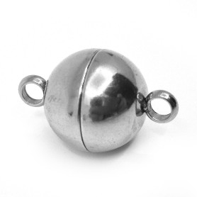 201 Stainless Steel Magnetic Clasp - Ø 12 x 19.5 mm