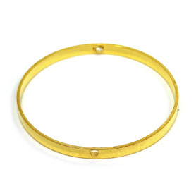 Mosazný kroužek s průvlekem skrz kruh - Ø 30 x 2,5 mm