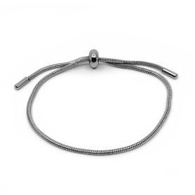 304 Stainless Snake Steel Chain - for BOLO bracelets - length 27 cm