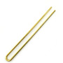 Classic iron hairpin with surface colour plating, which can be used as a finished hairpin or as a semi-finished product for the production of decorative hairpins. The size of the hairpin is 110 x 11 x 2 mm.
THE PRICE IS FOR 1 PIECE.