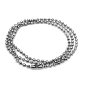 304 Nerezový kuličkový náhrdelníkový řetízek - délka 50 cm