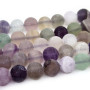 Cut and unpolished (frosted) round beads made of natural mineral fluorite with a diameter of 8 mm with a hole for a thread with a diameter of 1.2 mm. The beads are completely natural without any dye.
Country of origin: China, Mongolia
Please note that all frosted minerals are gradually polished by wiping on fabrics (clothing) until they get entirely smooth.
THE PRICE IS FOR 1 PCS.