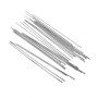 Nickel-colored steel bead needles with a length of 55 mm and a thickness of 0.45 mm.
THE PRICE IS FOR 1 package (27-30 PCS).